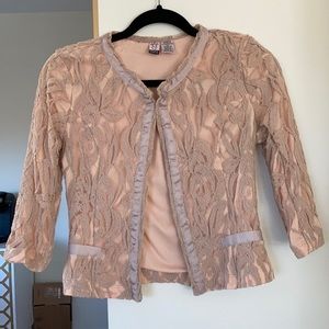 Fitted lace jacket